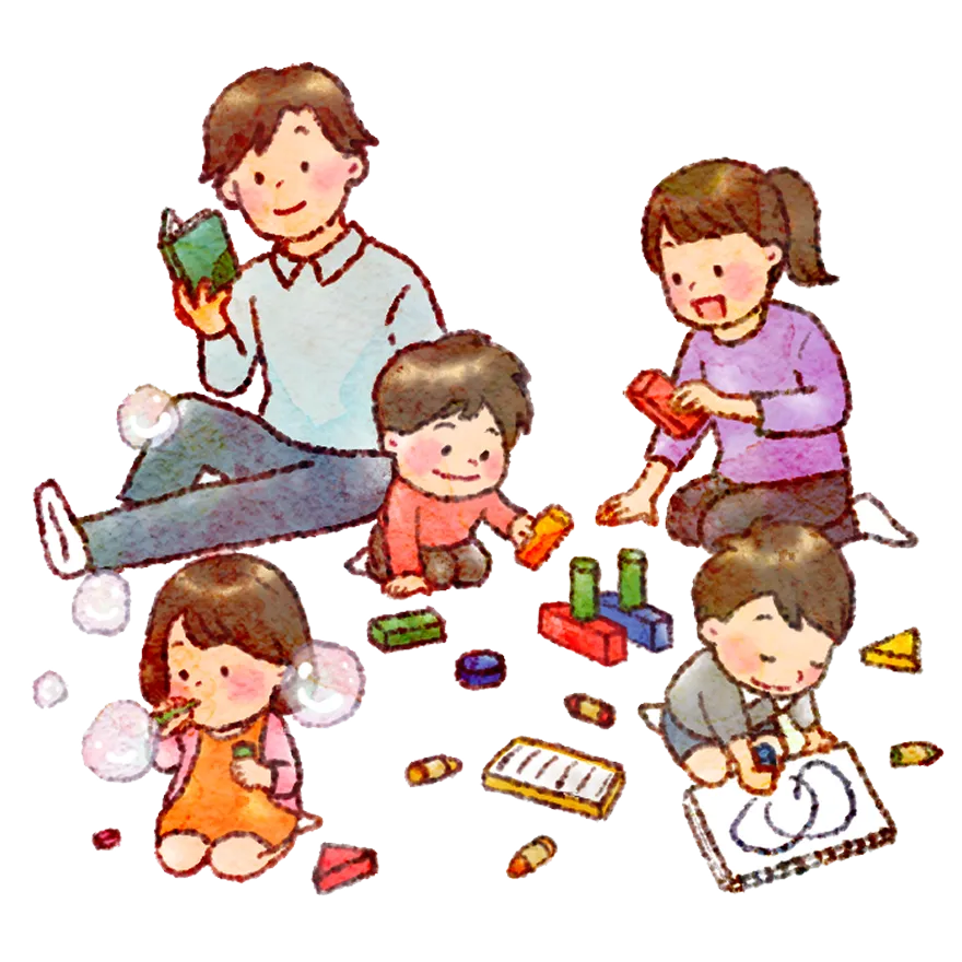 子どもたちと暮らすイメージ